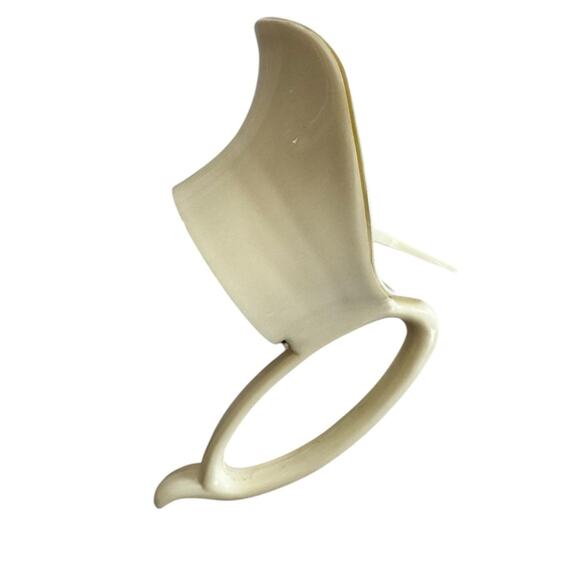 VTG Syrup Dispenser Plastic Lid Glass Body Breakfast Brunch Kitchen Cooking - Picture 3 of 7